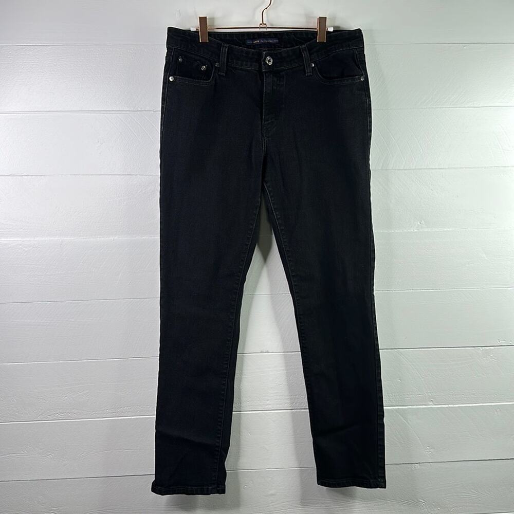 LEVI STRAUSS Black Vintage Mid Rise Skinny Jeans Pants Size 32‎